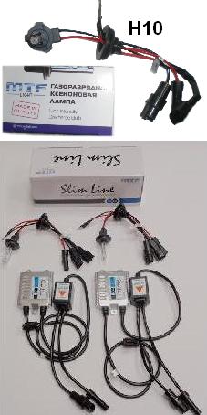 Комплект ксенона MTF Light Slim MSP H10 12V/24V 35W 4300K (5000K или 6000К)