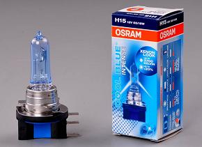 Автомобильная лампа Osram H15 12V- 15/51W 64176CBI Cool Blue Intense