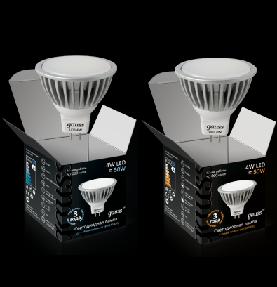 Софитная светодиодная лампа GAUSS EB101505105 5W GU5.3 220V (EB101505205)