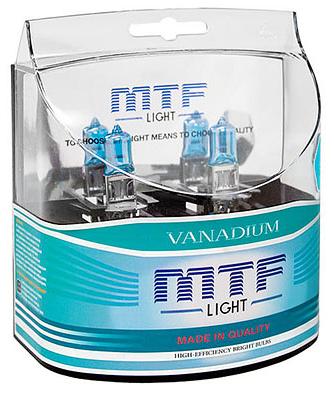 Автомобильные галогенные лампы MTF H3 Vanadium  HV3713 (12V 55Вт)