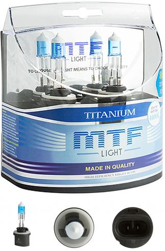 Автомобитльные лампы MTF H27 (880) Titanium HT5304 (12V, 27W)