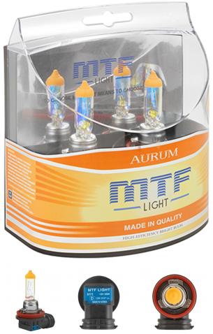 Галогеновые лампы MTF H11 Aurum HA3645 12v 55w (2шт.)
