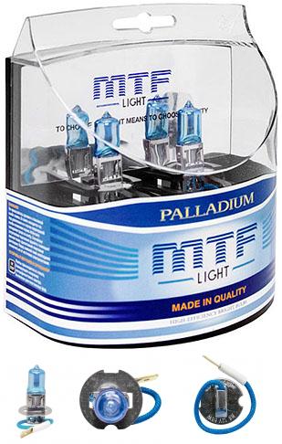 Автомобильные лампы MTF H3 Palladium HP3560 (12V, 55W) 2шт