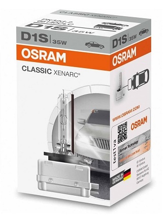 Штатные ксеноновые лампы Osram 66140CLC D1S 85V-35W 4200K Xenarc Classic