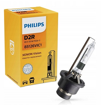 Лампа автомобильная ксеноновая Philips 85126VIC1 Xenon Vision D2R (P32d-3) оригинал