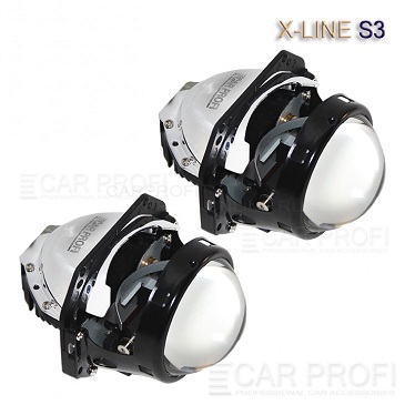 Комплект светодиодных би-линз Car Profi Bi LED X-line S3, 3.0"