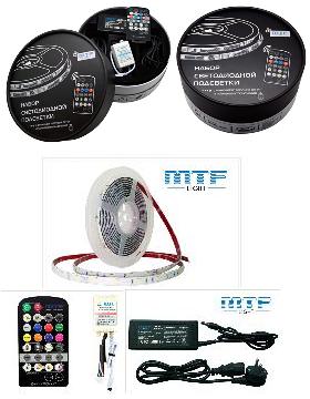 Набор светодиодной подсветки MTF 5S2A185WW (5м)