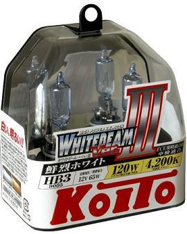 Лампы повышенной производительности Koito P0756W HB3 12V 65W (120W) - 2 шт.