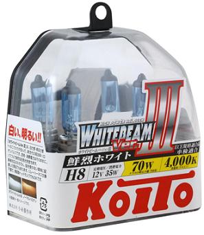 Высокотемпературные галогенные лампы Koito P0758W, H8 12V 35W (70W)(Other Brand) - 2 шт