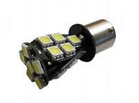 Цокольная двухконтактная лампа PRC S25-1157-21Smd (цвет красный)