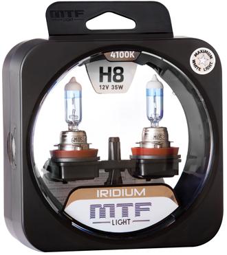 Лампы галогенные MTF HB3 Iridium HRD12B3 12V, 65W (2шт)
