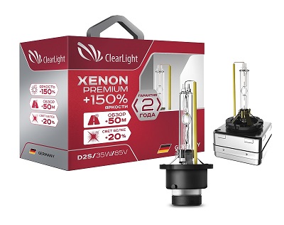 Комплект ксеноновых ламп ClearLight PCL D2S 150-2XP Xenon Premium+150% D2S