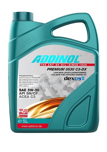 Масло моторное синтетическое ADDINOL Premium 0530 C3-DX (5л) 4014766241184