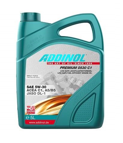 Масло моторное синтетическое ADDINOL Premium 0530 C1 (5л)