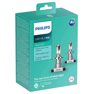 Светодиодные лампы Philips 11342ULWX2  LED-HL [H4] 6200 K
