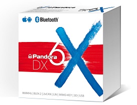 Автосигнализация Pandora DX 6X  б/с, пейджер ж/к, 2CAN, LIN,  бесключевой а/з,  Bluetooth