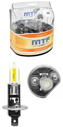 Автомобильные лампы MTF H1 Aurum HA3300 12v 55w (2шт.)
