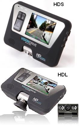Видеорегистратор с двумя камерами и GPS Visiondrive VD-8000HDS (HDL)
