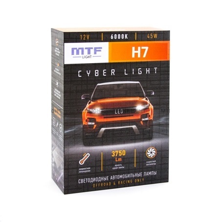 Светодиодные лампы MTF Cyber Light 12V 6000К (2шт)