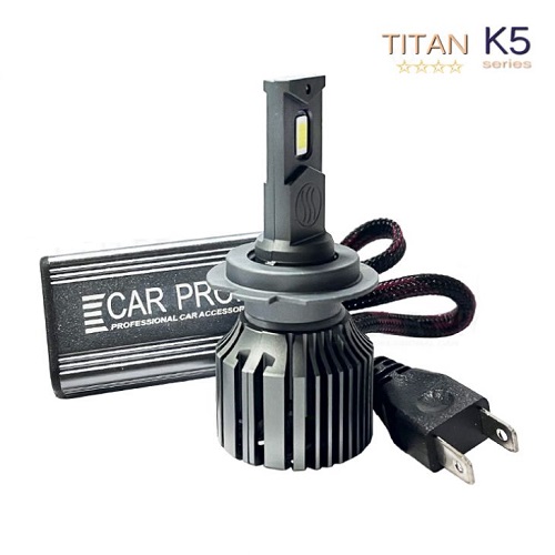 Светодиодные лампы Car Profi CP-K5 TITAN H7 45W, Fan, 7000Lm (к-кт 2шт)