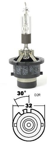 Штатная ксеноновая лампа Philips D2R 85126+ (неоригинал)