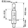 Лампа автомобильная Philips 13258MDB1  H1 24V- 70W (P14.5s) MasterDuty (блистер 1шт.)